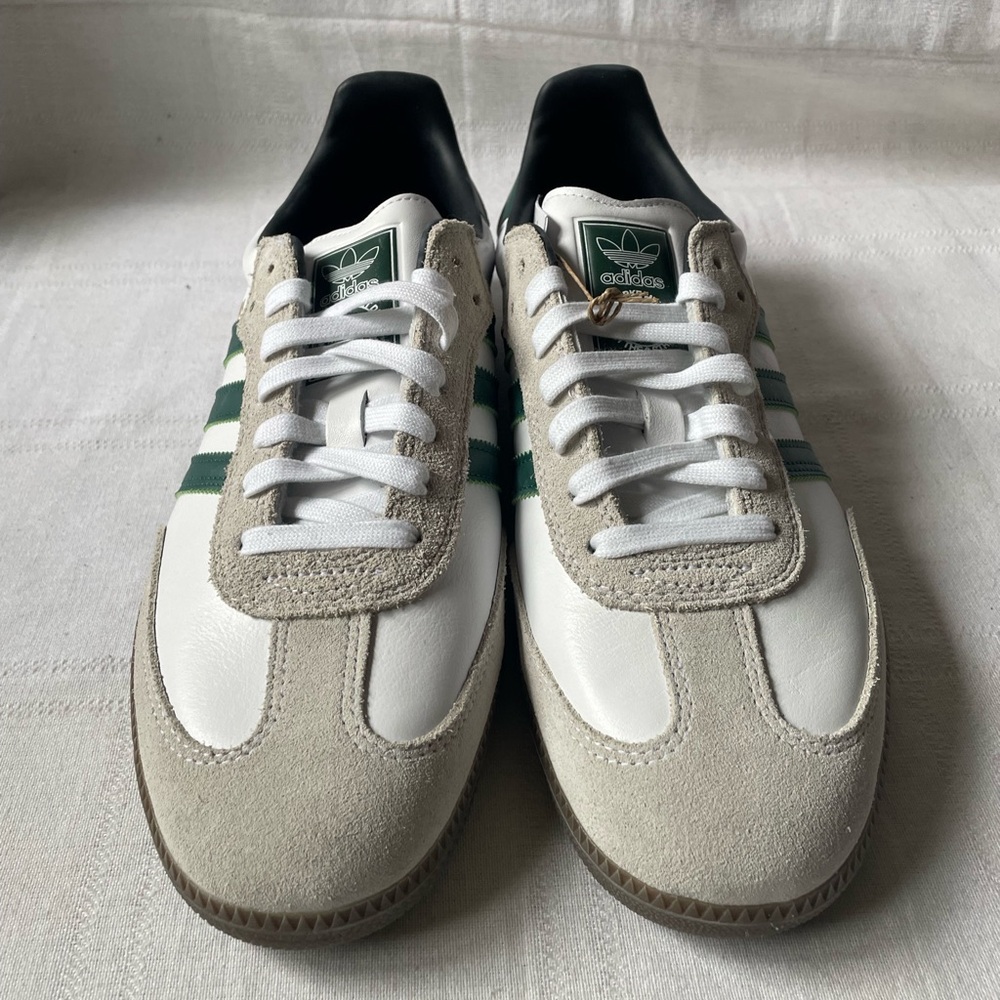 Adidas Samba ADV White College Green Sneakers Men's Size 11 GY6940 - Picture 3 of 9